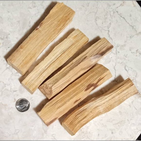 5 PALO SANTO ancient wood sticks from PERU : purification  : energy : healing - Picture 2 of 4